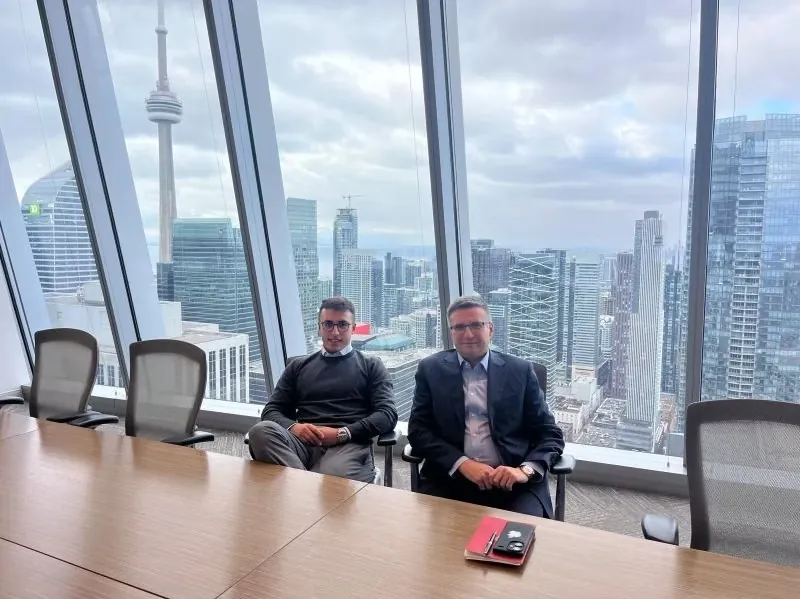 The D&O team in a boardroom overlooking the city skyline
