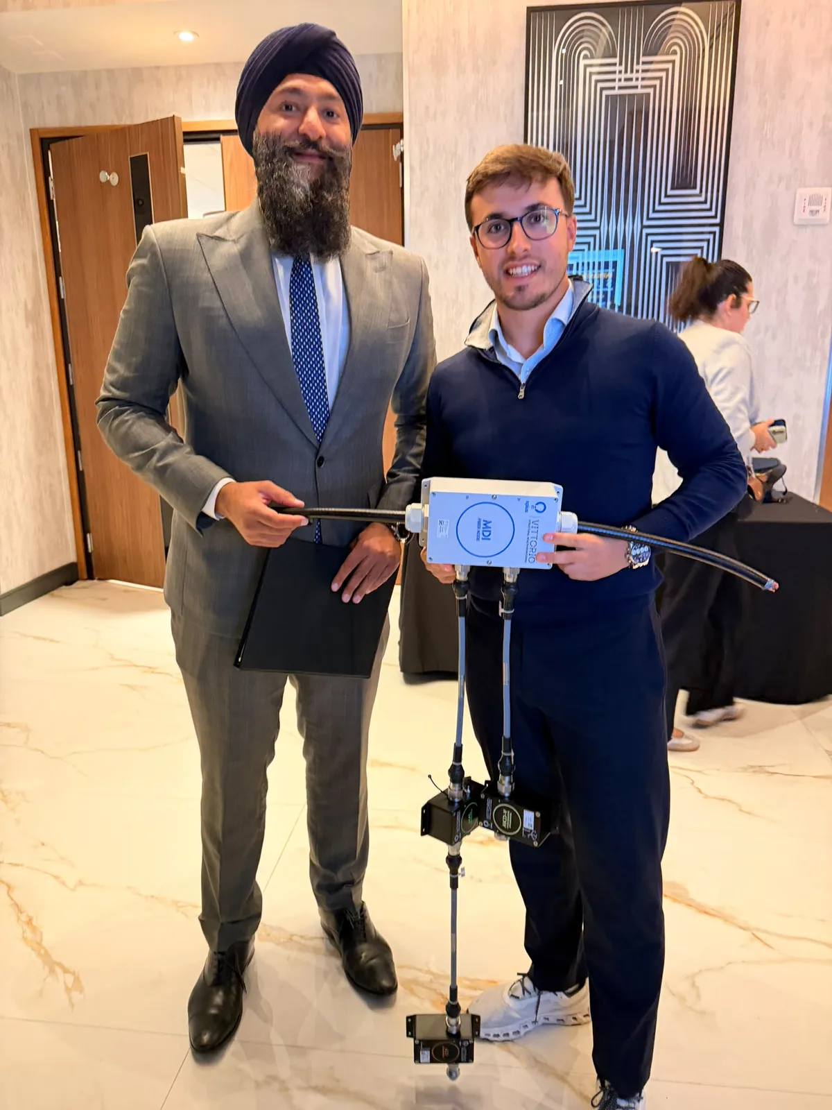 With the Minister of Transportation and Nplus Technology